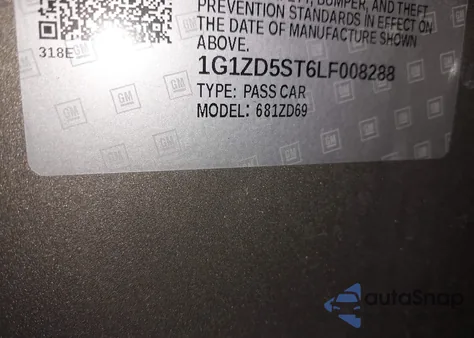 2020 Chevrolet Malibu Fwd Lt from USA, damaged, VIN 1G1ZD5ST6LF008288